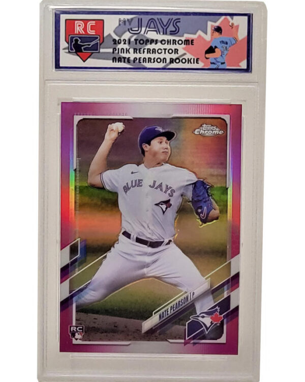 2021 Topps Chrome Pink Refractor Nate Pearson Rookie