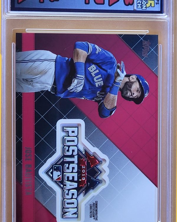 2018 Topps Jose Bautista - 2015 Play Off Post Season Logo Patch